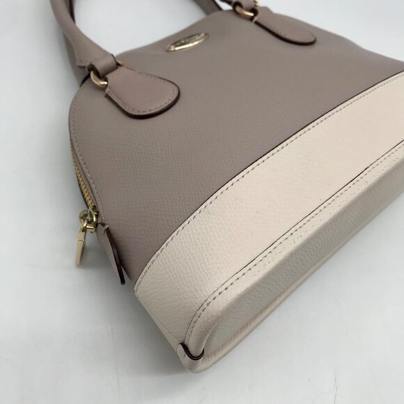 Coach Birch And Chalk Crossgrain Leather Mini Cora Domed Satchel bag - Picture 7 of 11